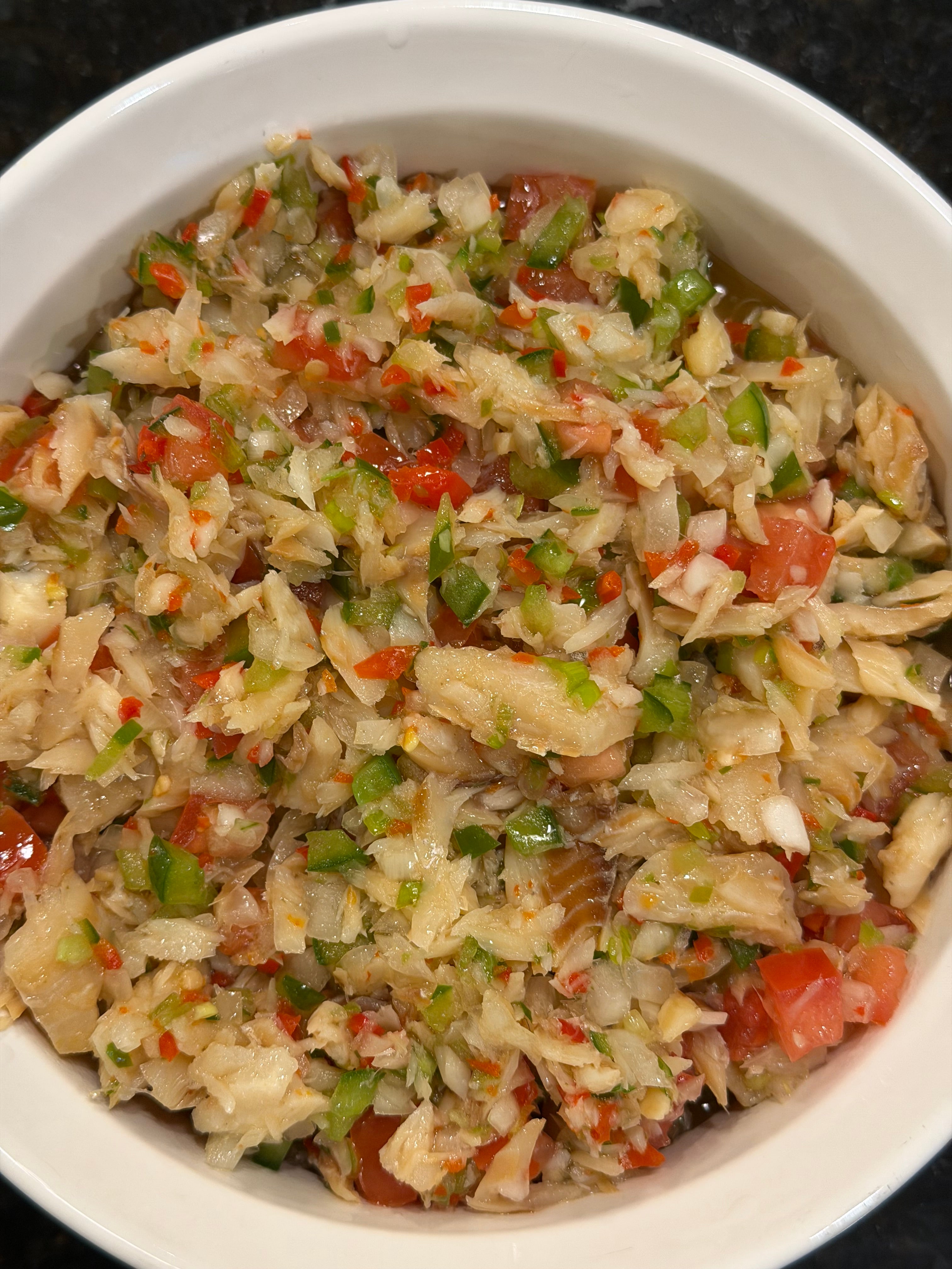 Trini Salt Fish ( Buljol )