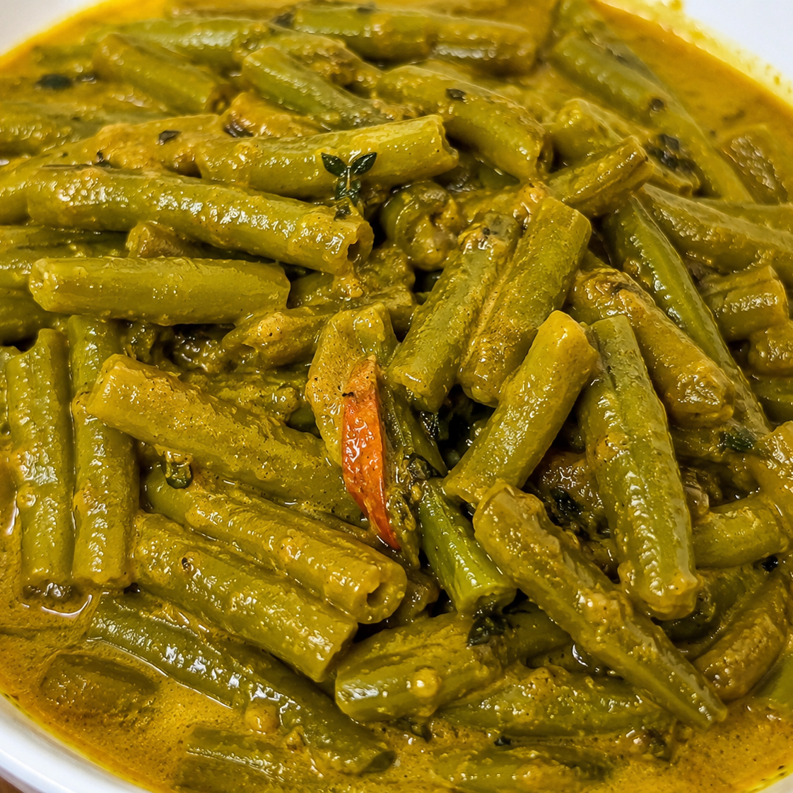 Authentic Trini curry dish from the recipe guide